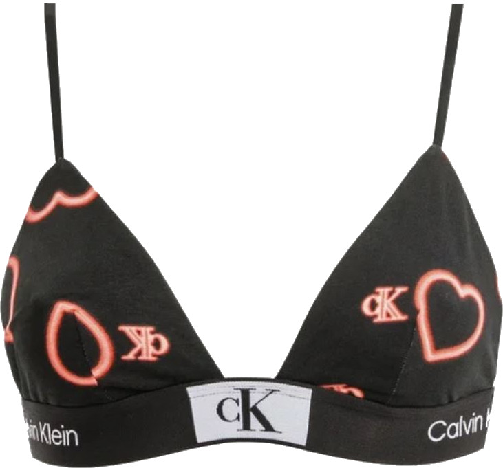 Calvin Klein Dámska podprsenka CK96 Triangle QF7478E-H1R XL