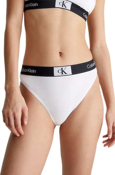 Calvin Klein Dámské kalhotky CK96 Brazilian QF7223E-100 XL