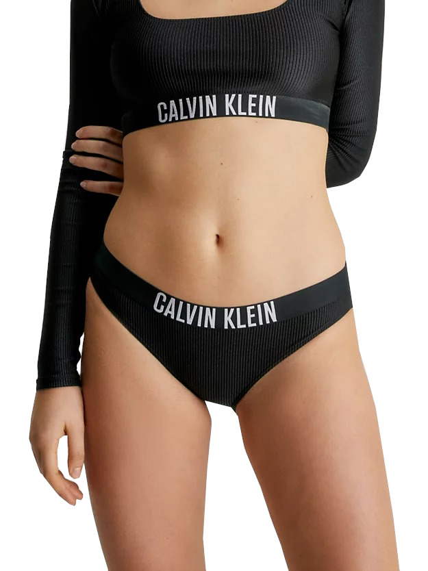 Calvin Klein Dámské plavkové kalhotky Bikini KW0KW01986-BEH XS
