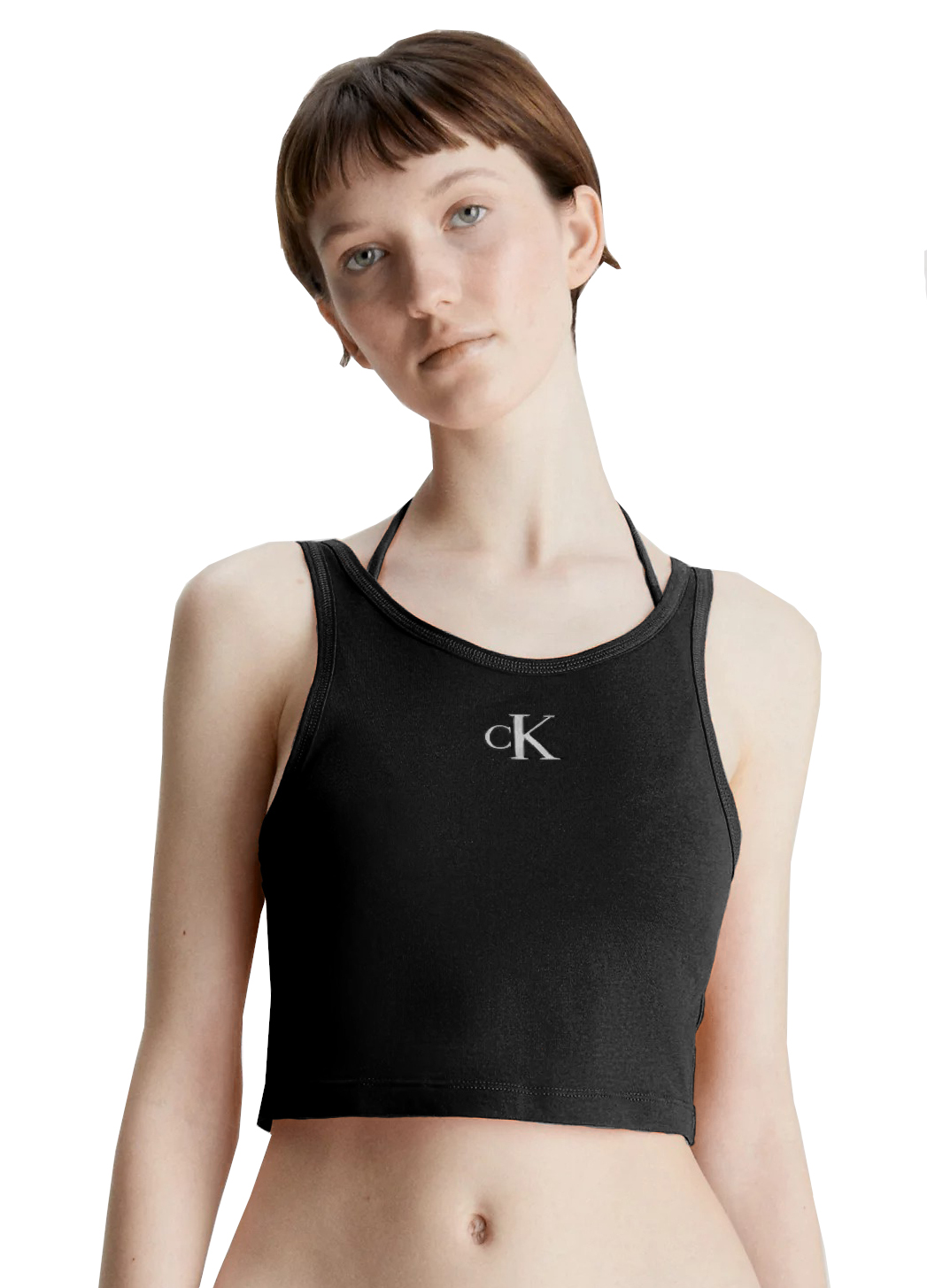 Calvin Klein Dámsky top Slim Fit KW0KW02092-BEH S