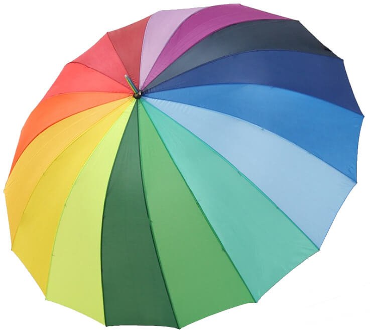 Doppler Palicový dáždnik Hit Golf Rainbow 71530R