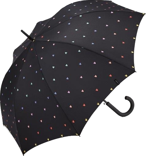Esprit Dámský holový deštník Long AC 58692 black rainbow