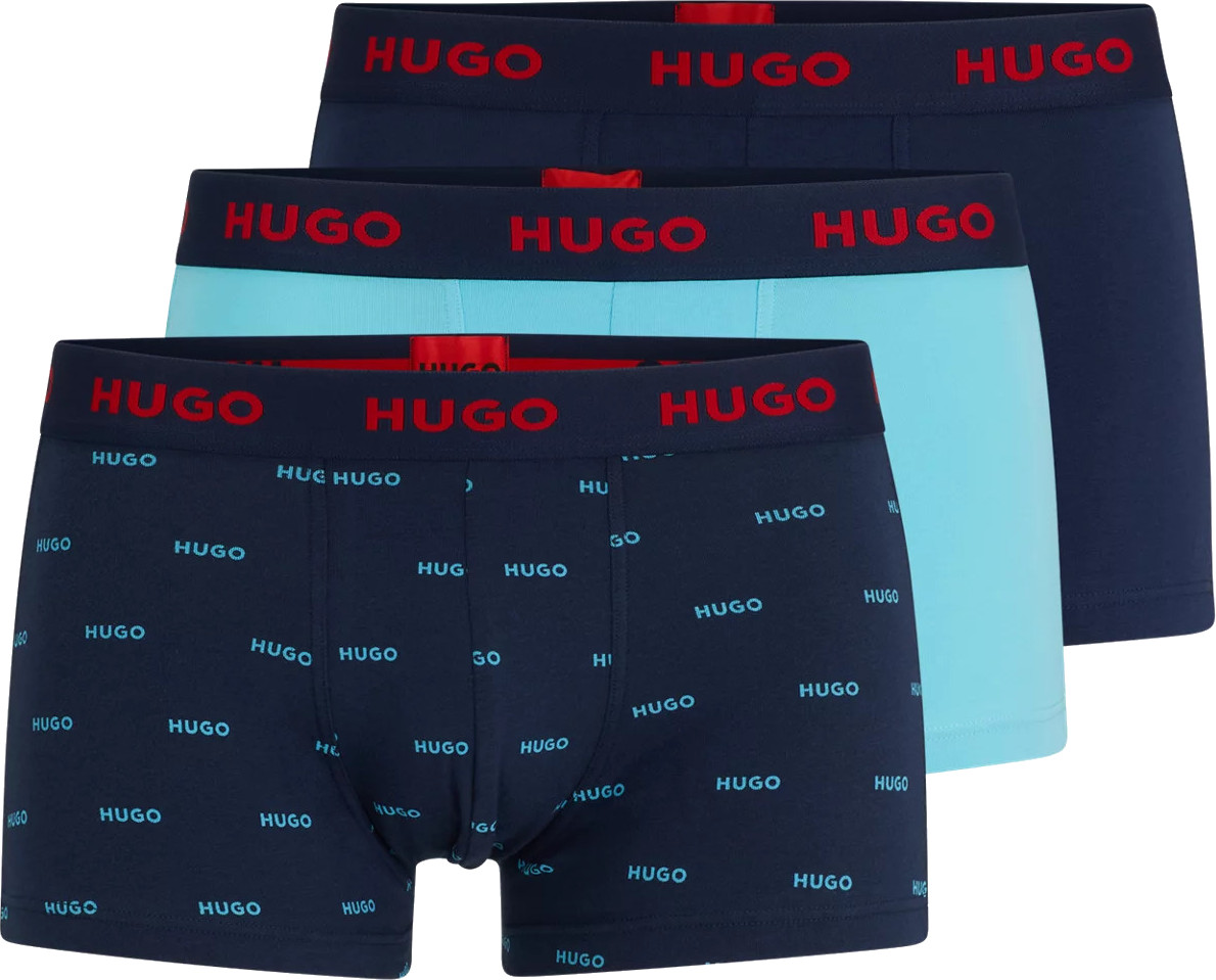 Hugo Boss 3 PACK - pánské boxerky HUGO 50480170-440 L