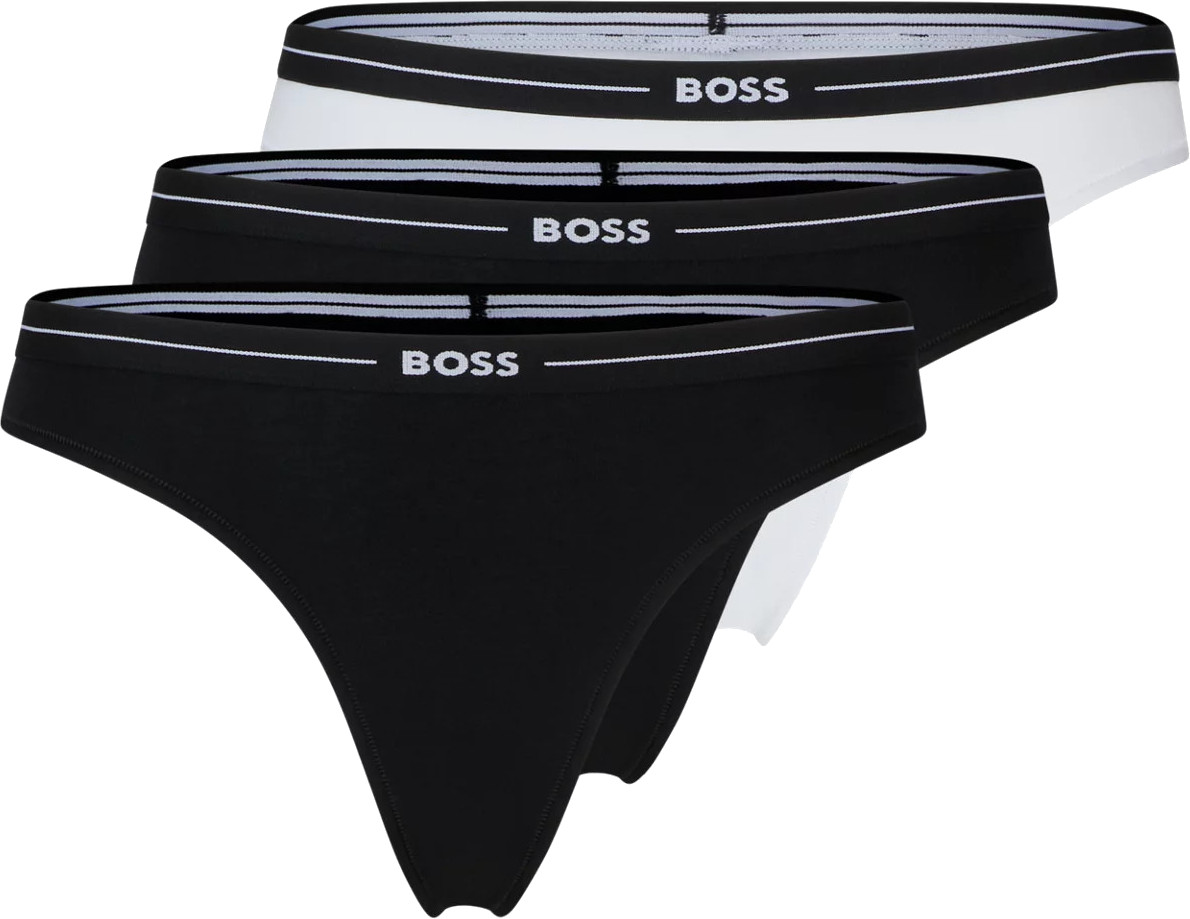 Hugo Boss 3 PACK - dámská tanga BOSS 50510030-120 L