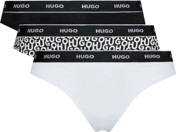 Hugo Boss 3 PACK - dámske tangá HUGO 50495870-123 3XL