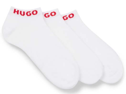 Hugo Boss 3 PACK - dámske ponožky HUGO 50483111-100 35-38