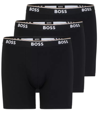 Hugo Boss 3 PACK - pánské boxerky BOSS 50475298-001 PLUS SIZE 5XL