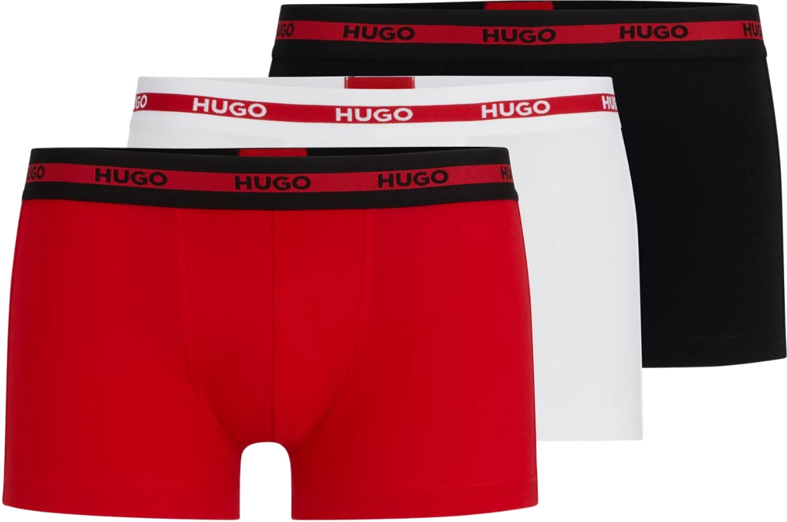 Hugo Boss 3 PACK - pánské boxerky HUGO 50492375-621 XXL