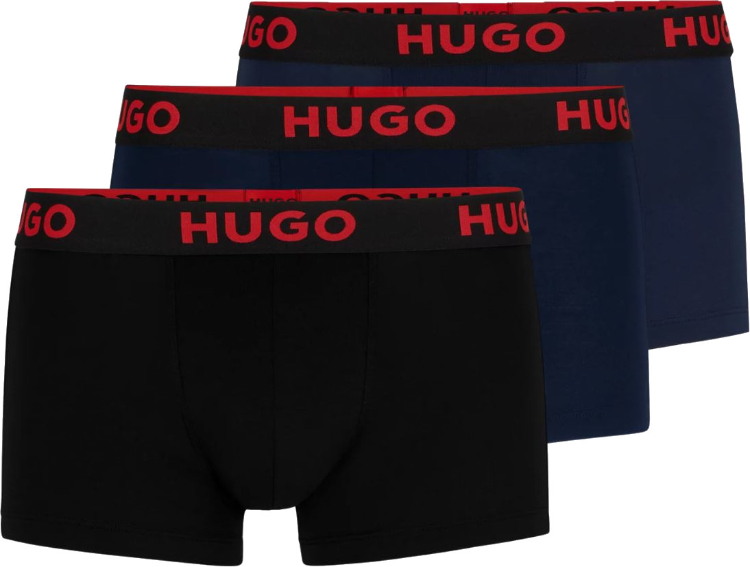 Hugo Boss 3 PACK - pánské boxerky HUGO 50496723-406 XXL