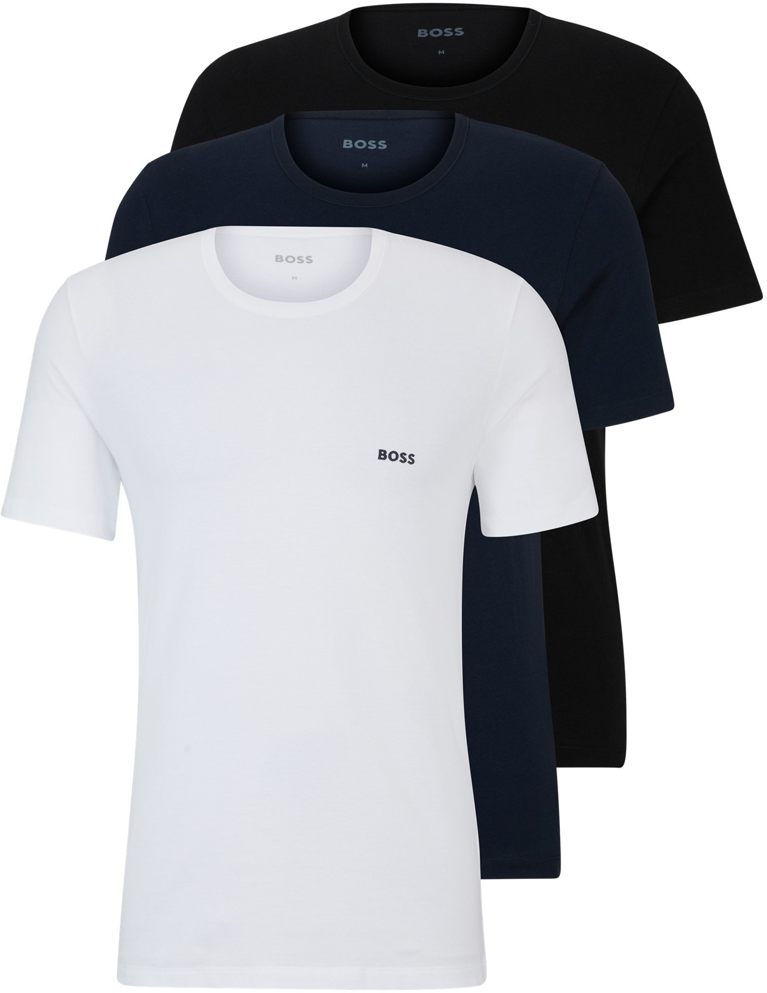 Hugo Boss 3 PACK - pánske tričko BOSS Regular Fit 50475284-984 M