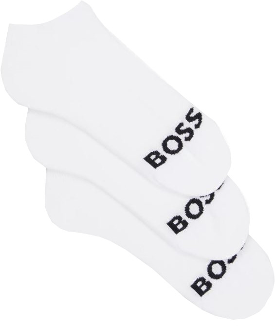 Hugo Boss 3 PACK - dámske ponožky BOSS 50502073-100 39-42