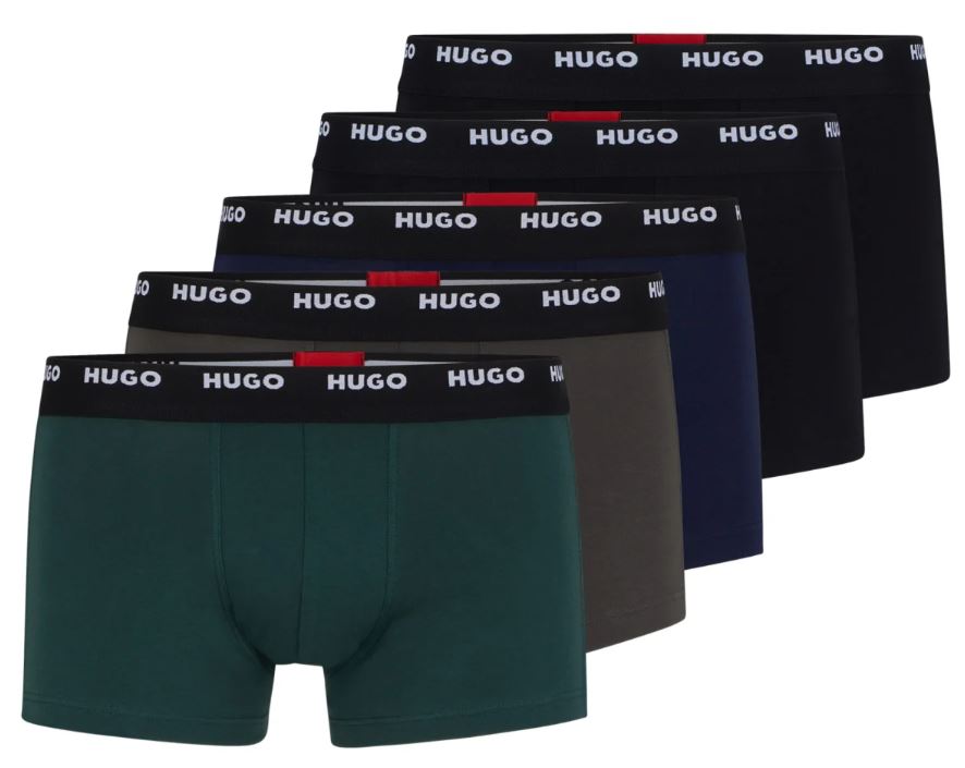 Hugo Boss 5 PACK - pánské boxerky HUGO 50479944-997 L