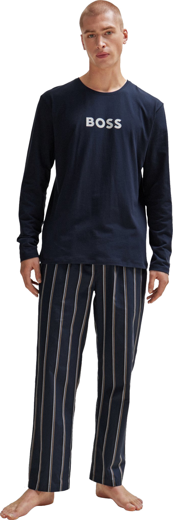 Hugo Boss Pánské pyžamo BOSS Regular Fit 50488084-460 XL