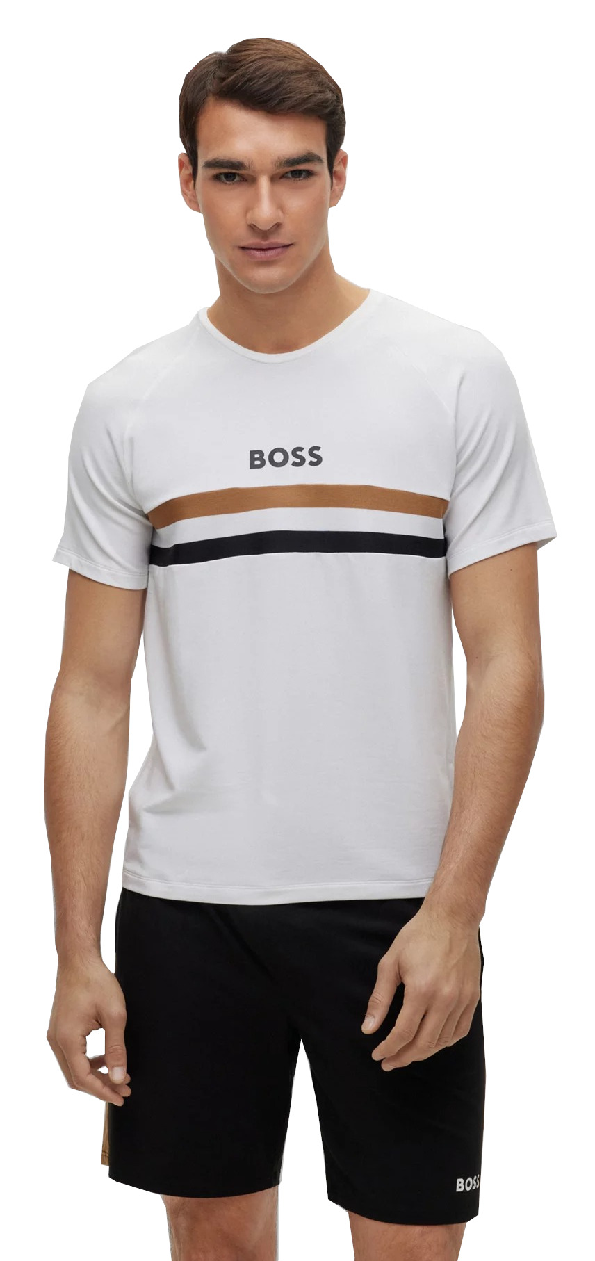 Hugo Boss Pánské triko BOSS Regular Fit 50491487-100 M