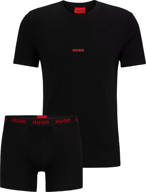 Hugo Boss Pánská sada - triko a boxerky HUGO 50492687-003 M