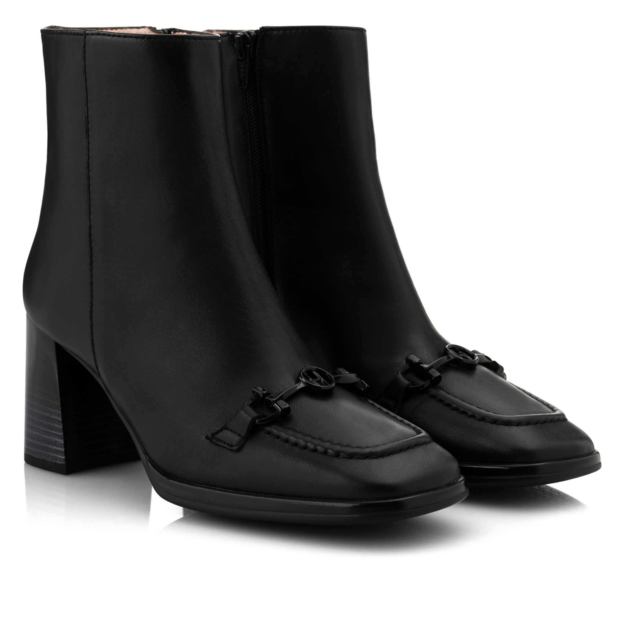 Hispanitas Dámské kožené kotníkové boty HI233021 Black 39