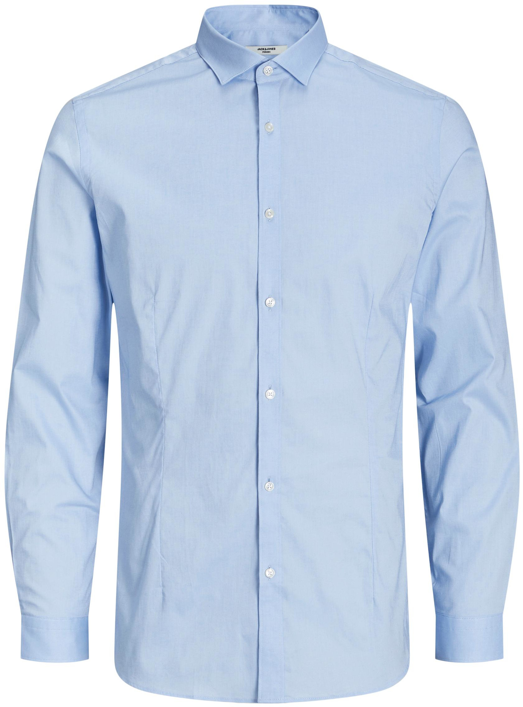 Jack&Jones Pánská košile JJPRPARMA Slim Fit 12097662 Cashmere Blue L