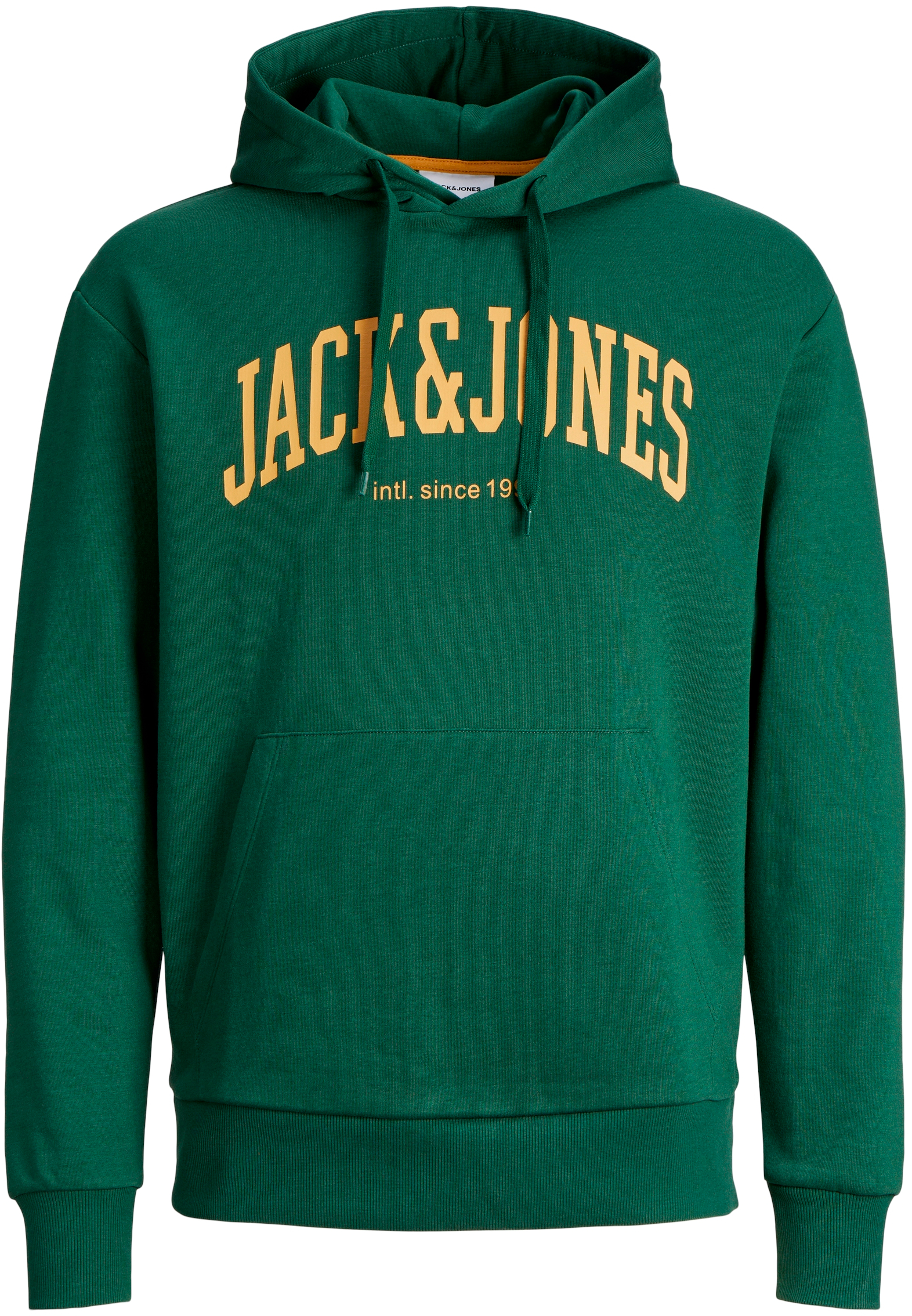 Jack&Jones Pánská mikina JJEJOSH Relaxed Fit 12236513 Dark Green L