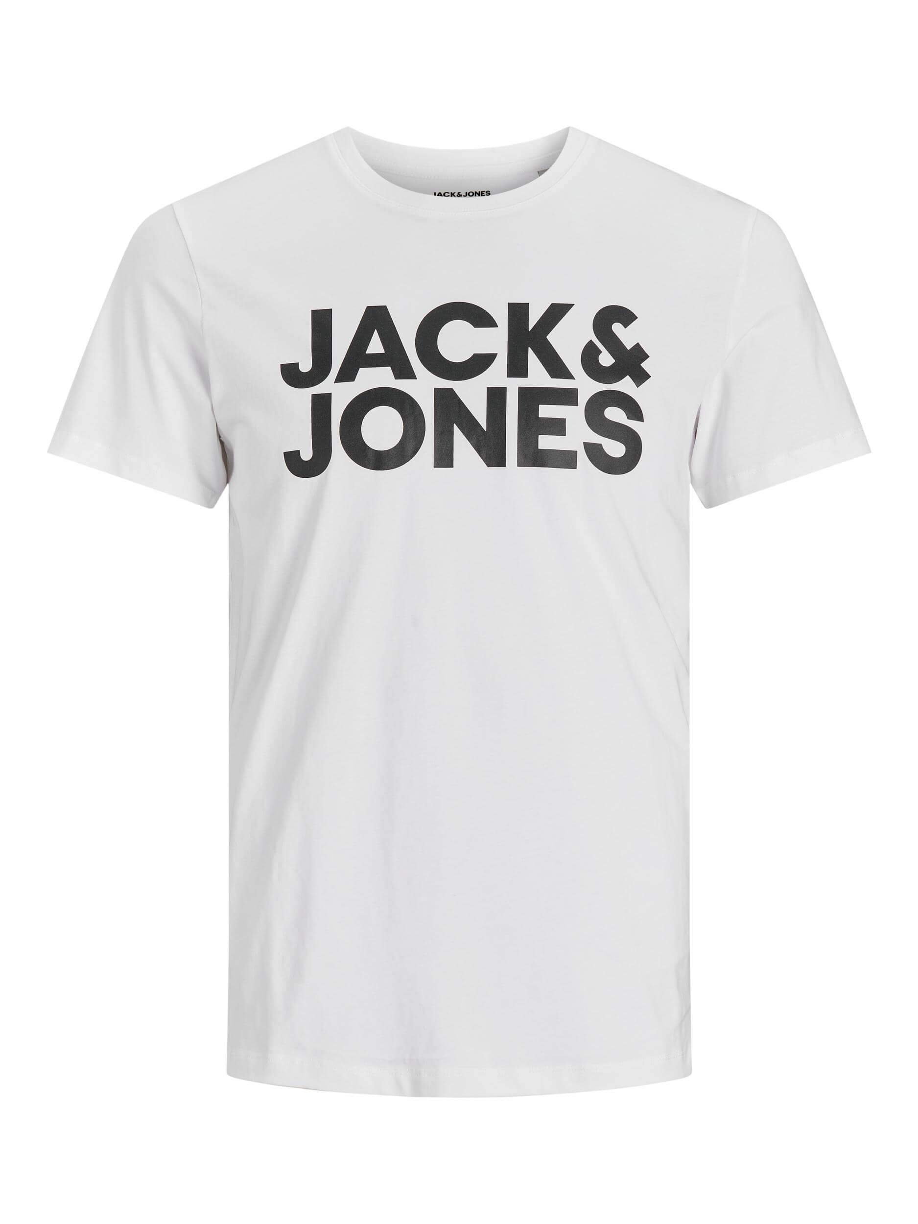 Jack&Jones Pánske tričko JJECORP Slim Fit 12151955 White M
