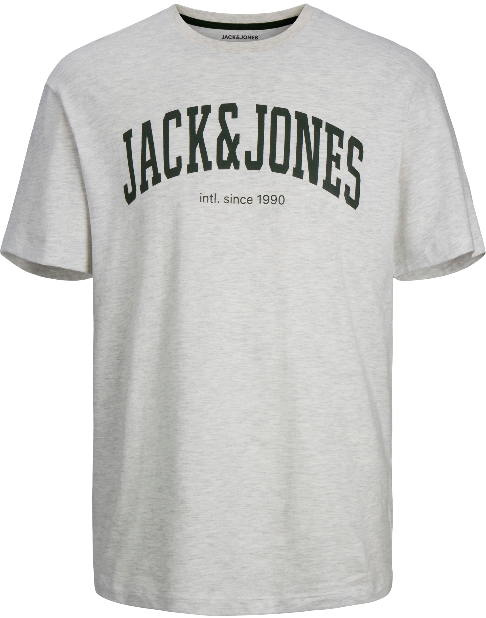 Jack&Jones Pánské triko JJEJOSH Relaxed Fit 12236514 White Melange L