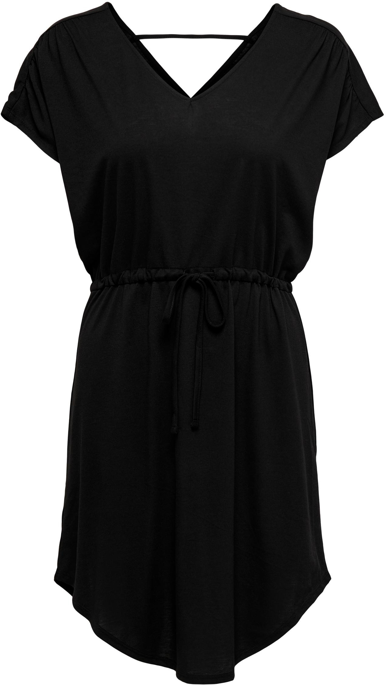 Jacqueline de Yong Dámské šaty JDYDALILA Regular Fit 15257679 Black M