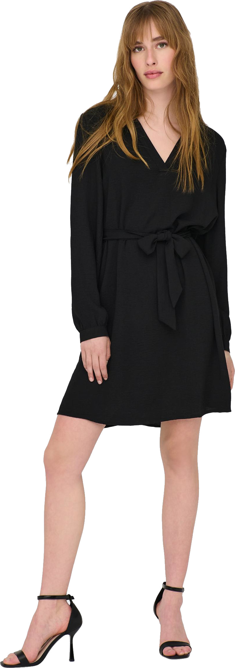 Jacqueline de Yong Dámske šaty JDYDIVYA Regular Fit 15300554 Black M