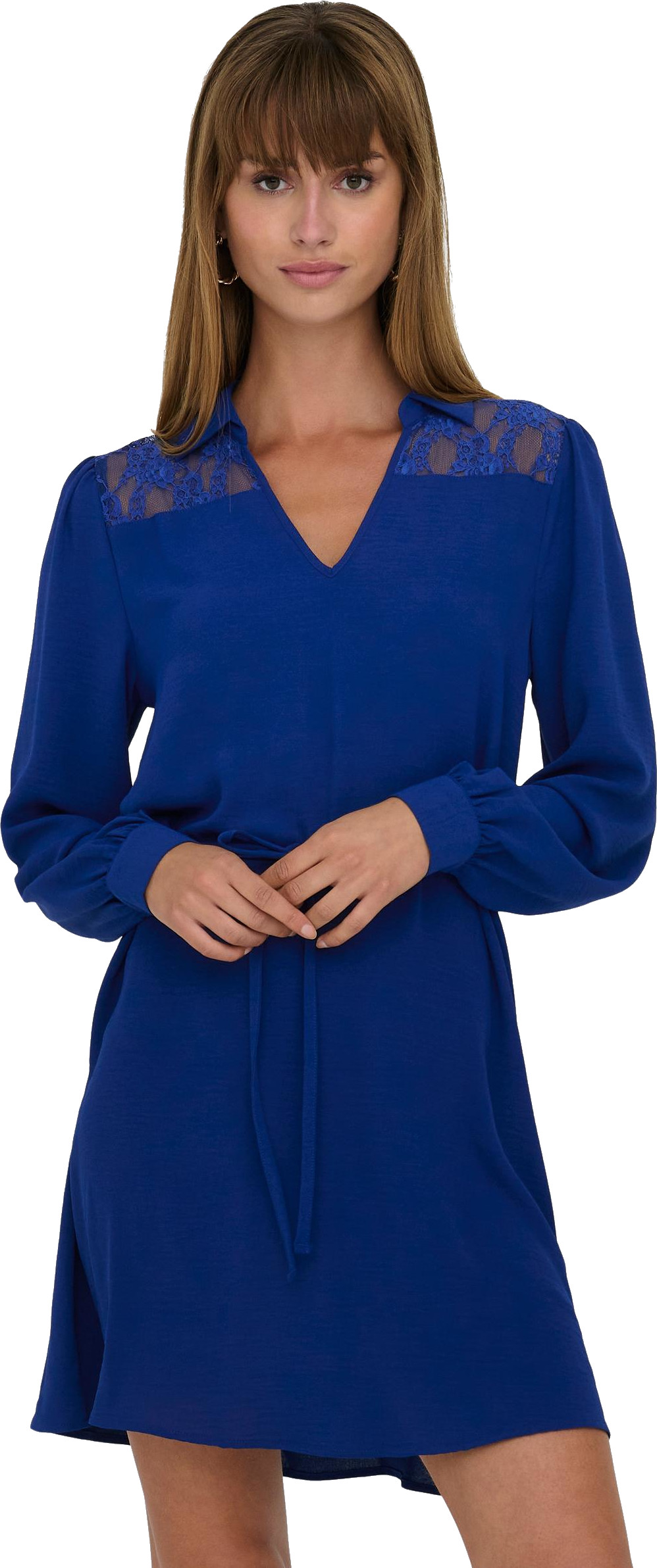 Jacqueline de Yong Dámské šaty JDYLION Regular Fit 15308123 Bellwether Blue XS