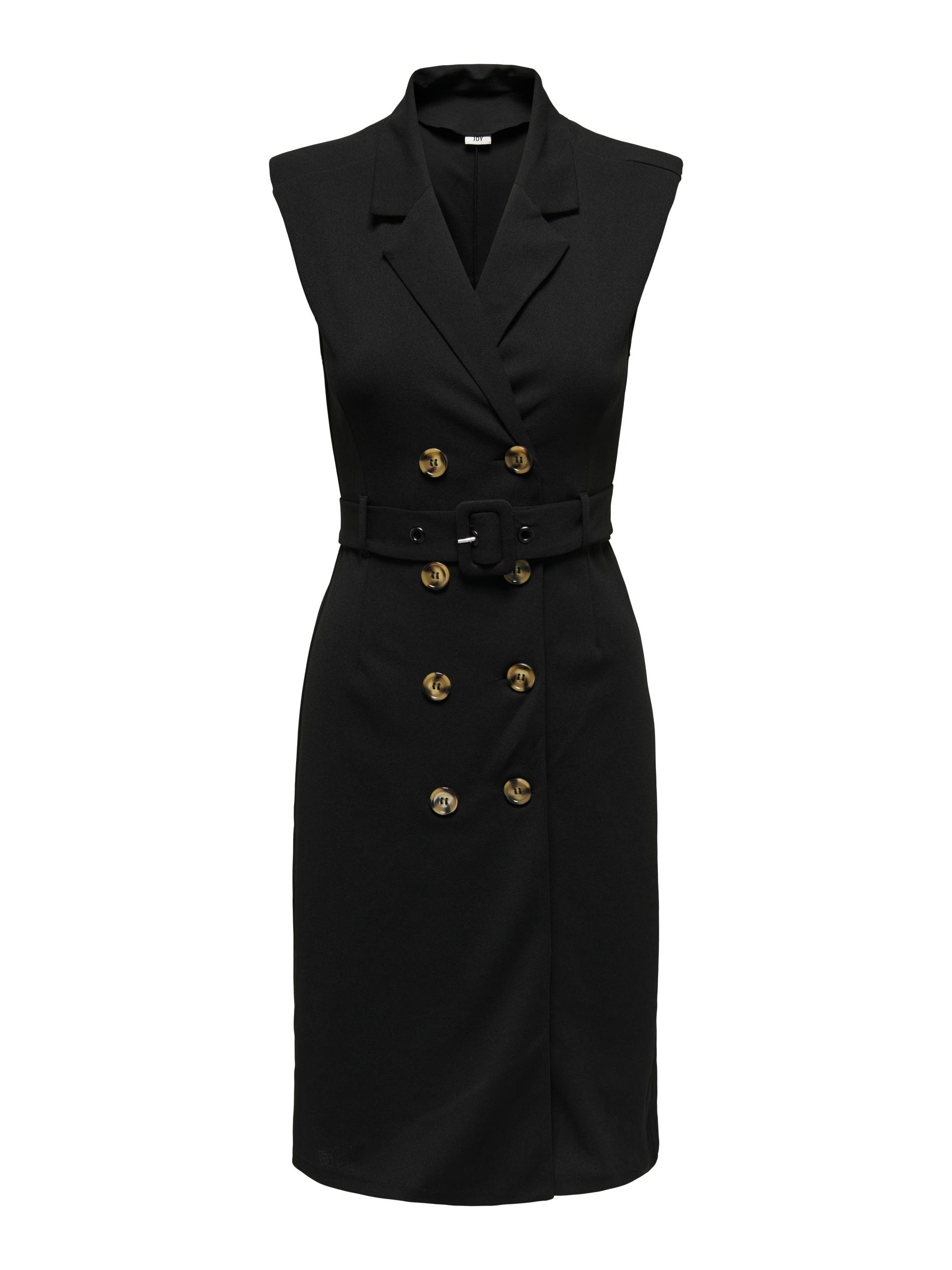 Jacqueline de Yong Dámske šaty JDYMEKKO Regular Fit 15309554 Black L