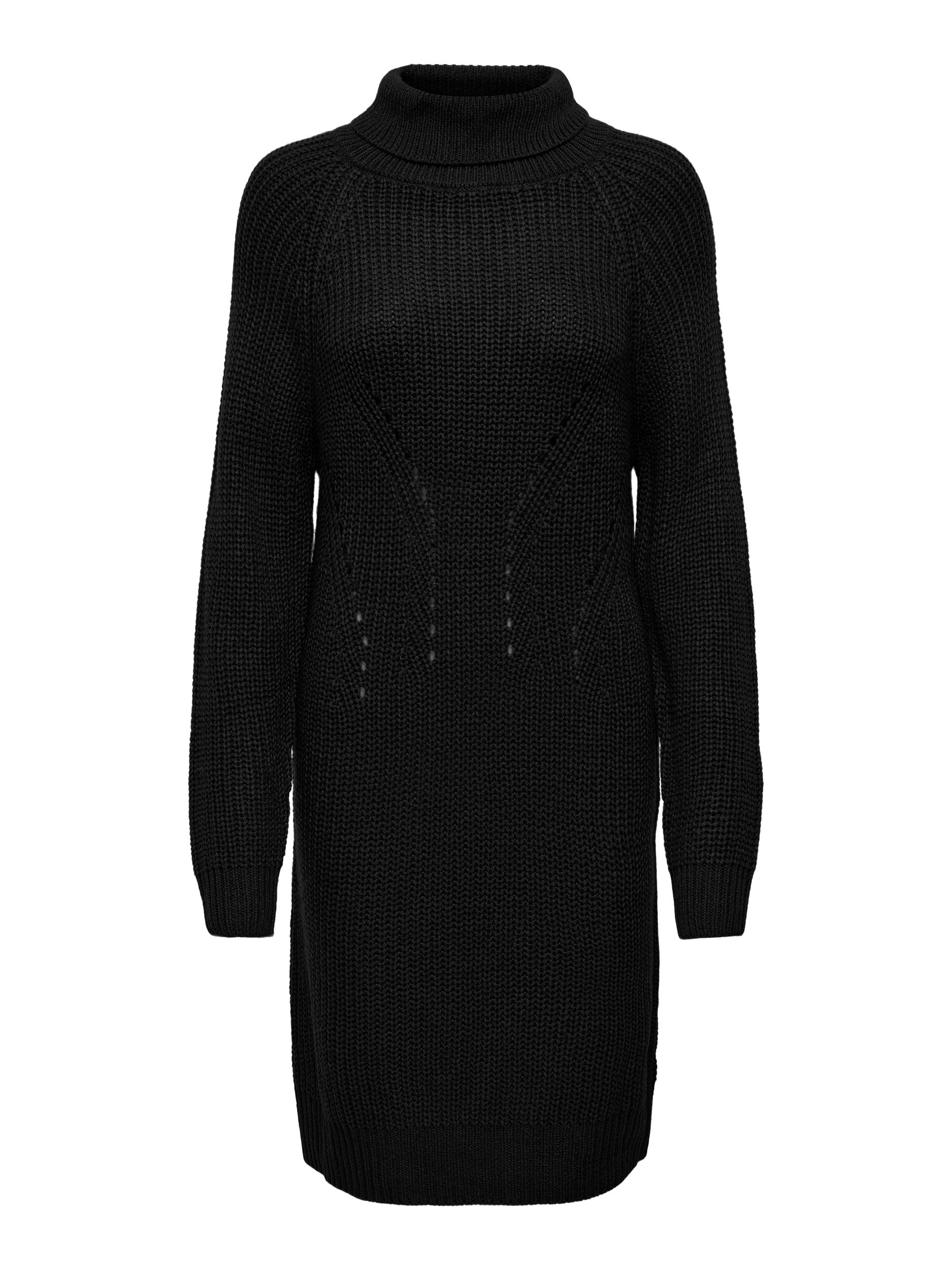 Jacqueline de Yong Dámské šaty JDYNEW Relaxed Fit 15300295 Black S