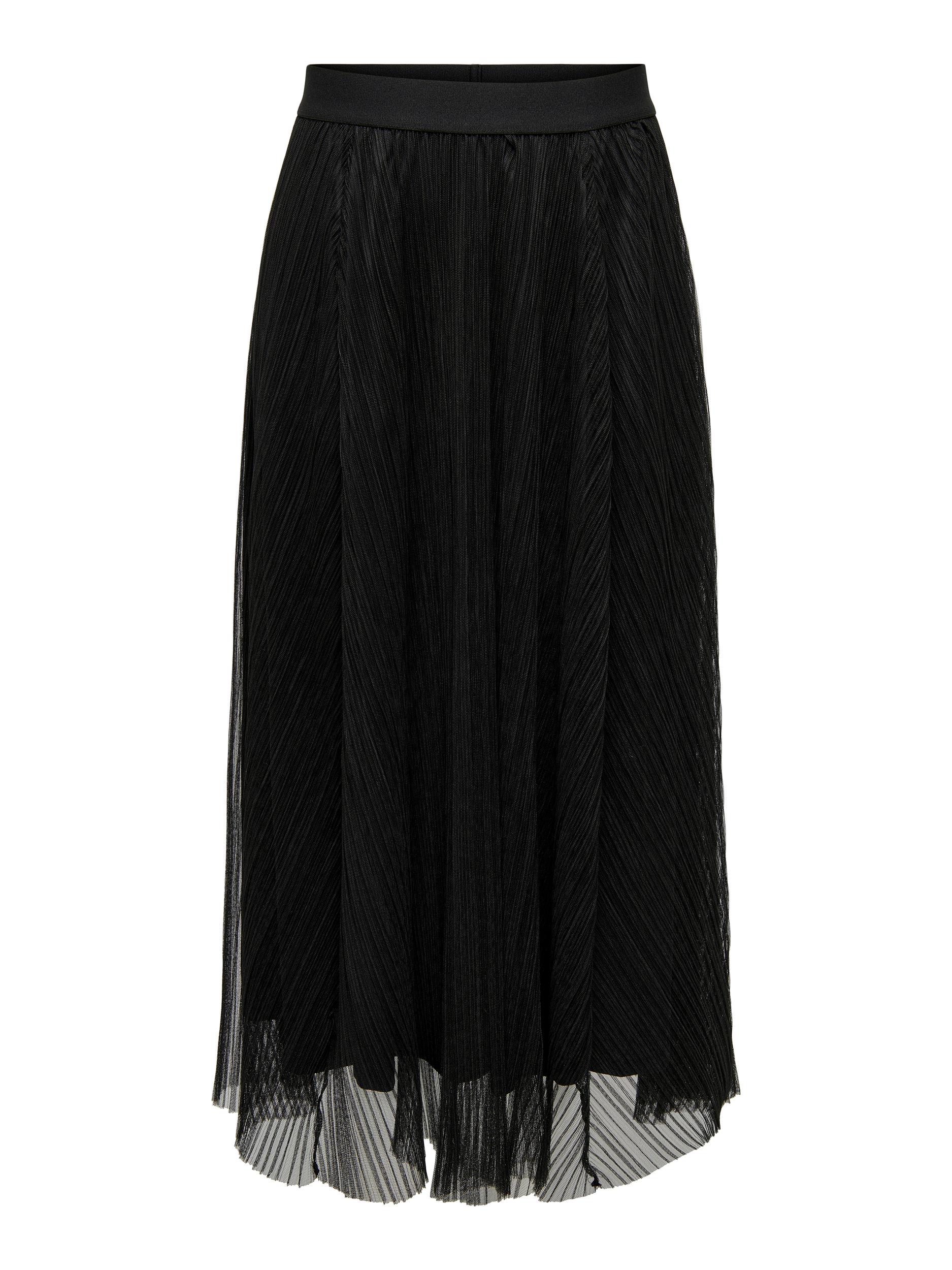 ONLY CARMAKOMA Dámská sukně CARLAVINA 15302986 Black 5XL/6XL