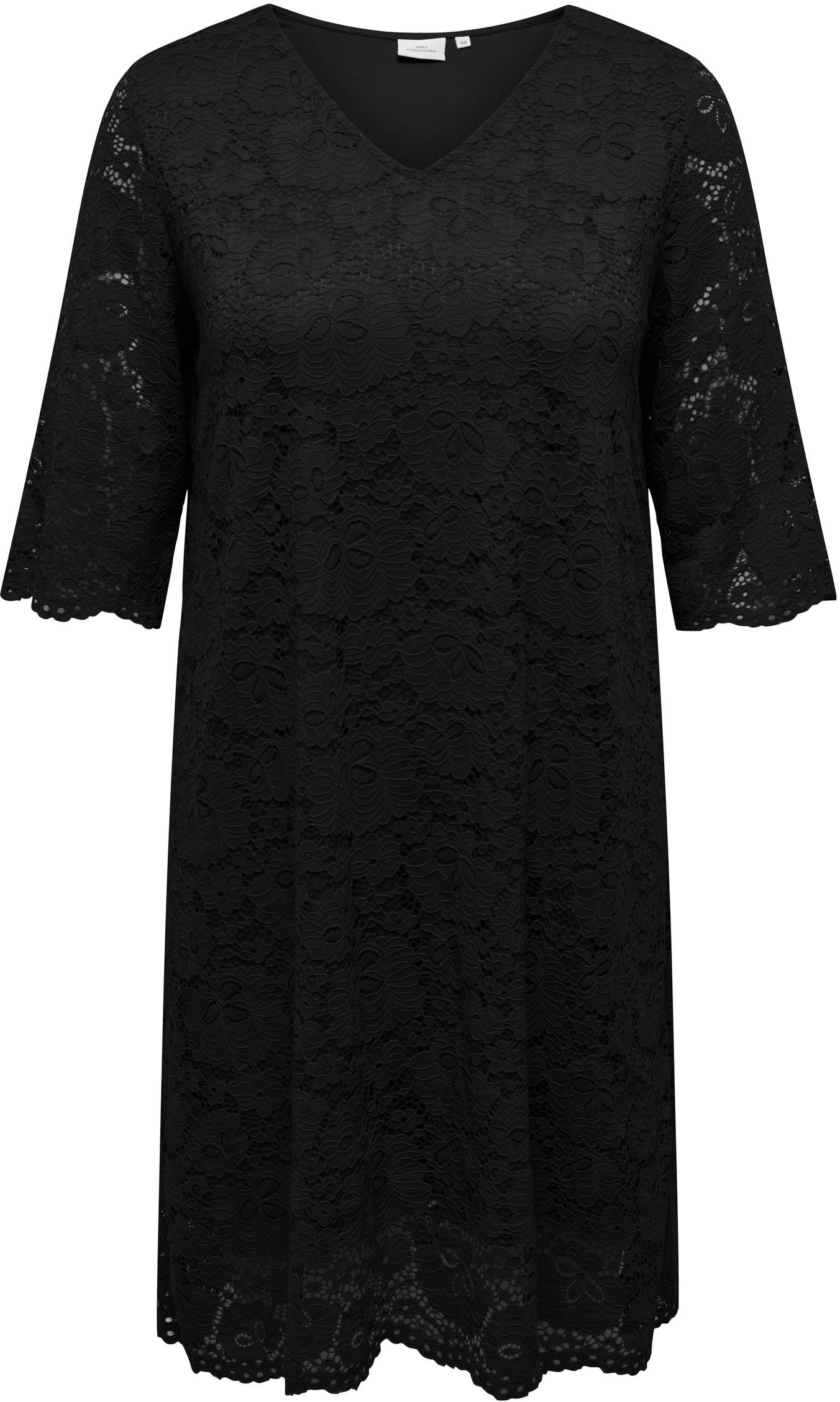 ONLY CARMAKOMA Dámské šaty CARSUMMER Regular Fit 15309315 Black 4XL