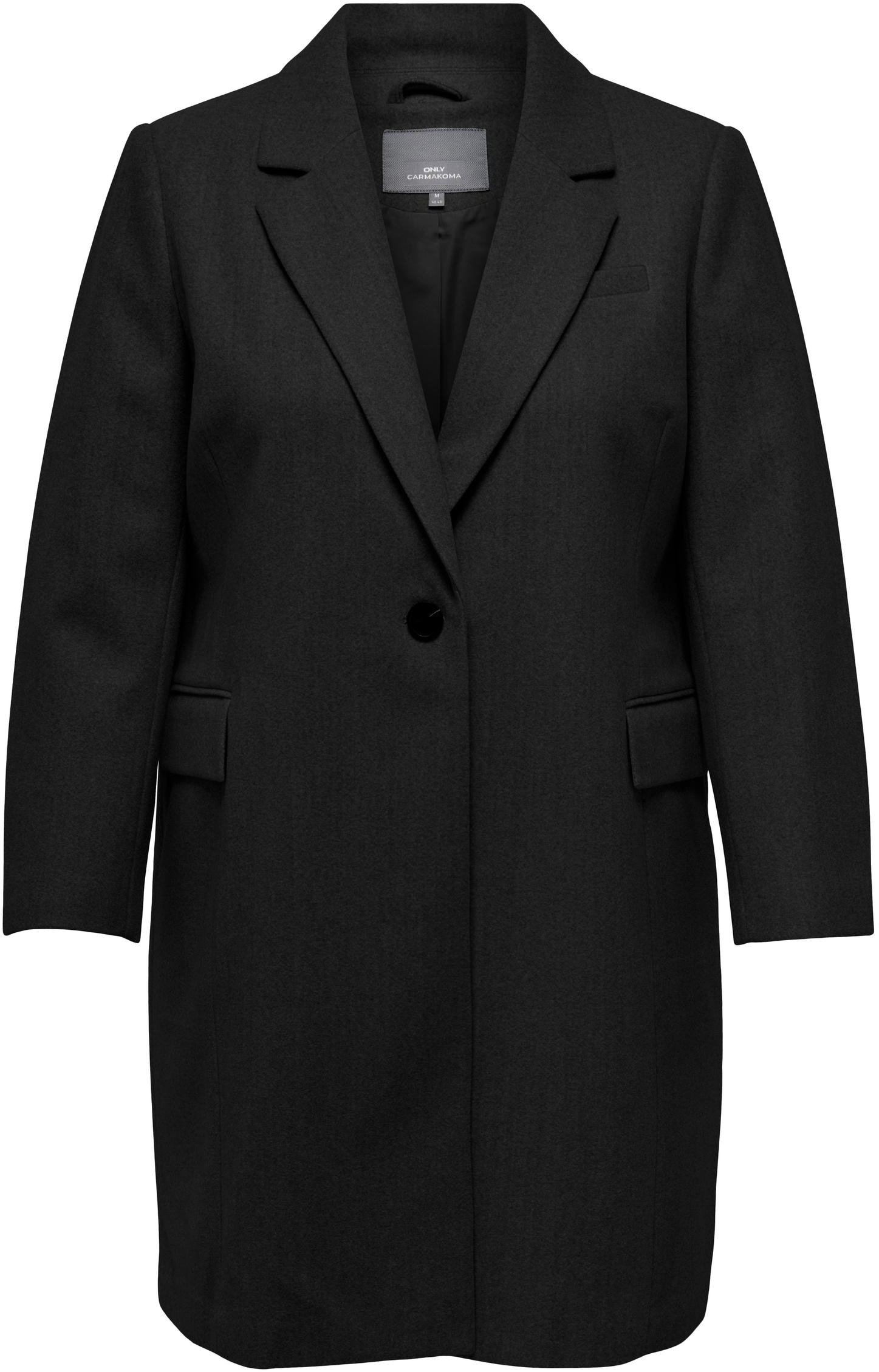 ONLY CARMAKOMA Dámský kabát CARNANCY 15295413 Black XL