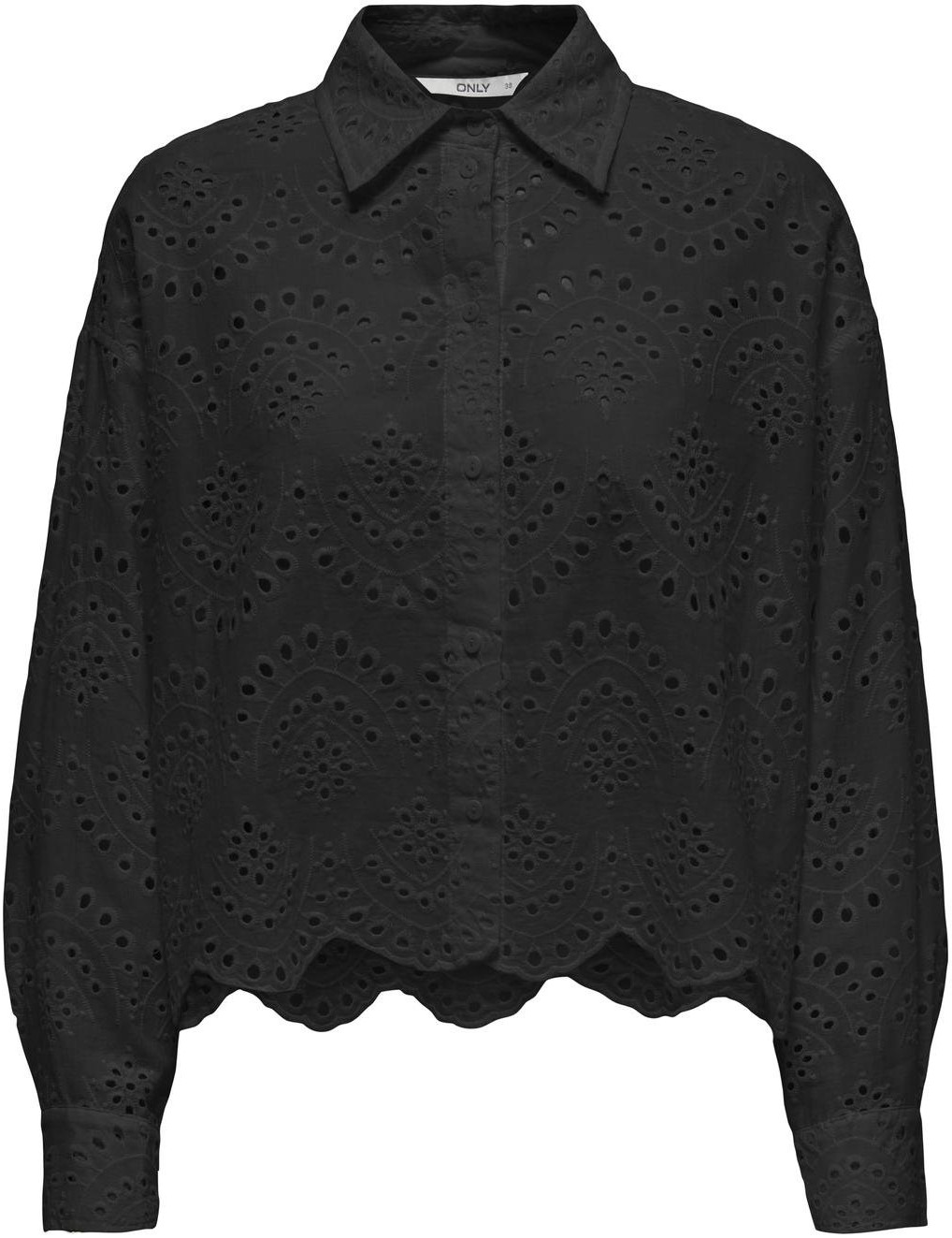 ONLY Dámska košeľa ONLVALAIS Loose Fit 15269568 Black XL