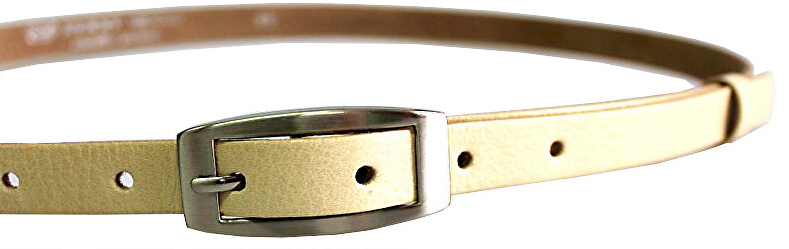 Penny Belts Dámsky kožený opasok 15-2-02 beige 90 cm