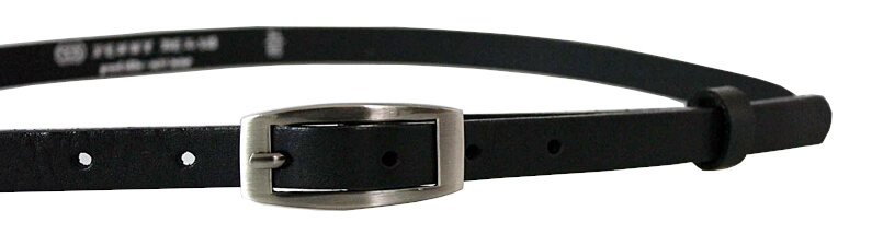 Penny Belts Dámsky kožený opasok 15-2-63 black 90 cm