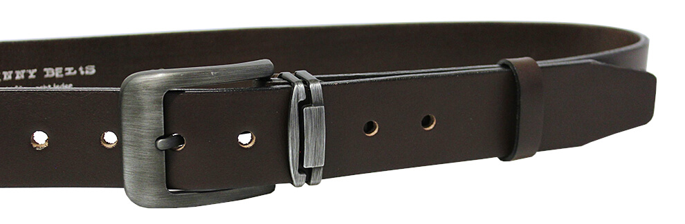 Penny Belts Pánský kožený opasek 507-40 brown 110 cm