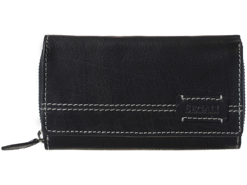 SEGALI Dámska kožená peňaženka 1770 black