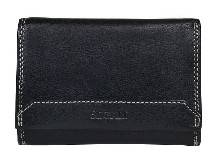 SEGALI Dámska kožená peňaženka 7023 Z black
