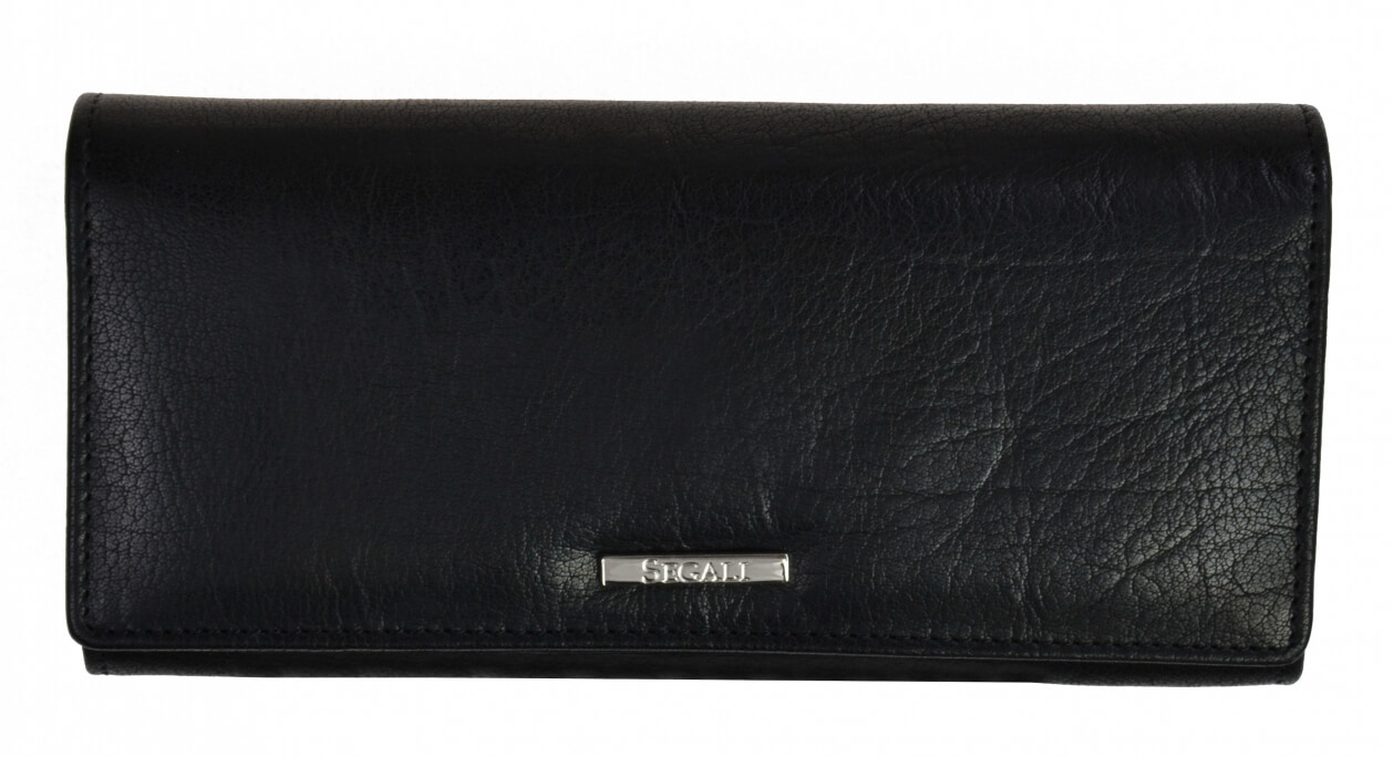 SEGALI Dámska kožená peňaženka 7120 black