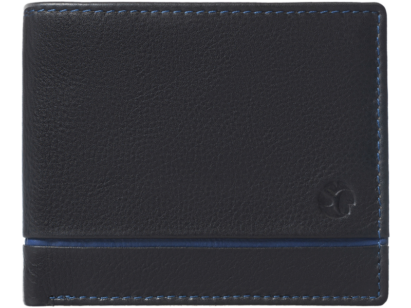 SEGALI Pánska kožená peňaženka 1806 black