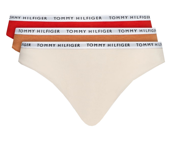 Tommy Hilfiger 3 PACK - dámske tangá PLUS SIZE XL