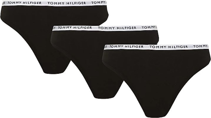 Tommy Hilfiger 3 PACK - dámská tanga UW0UW02829-0R7 S