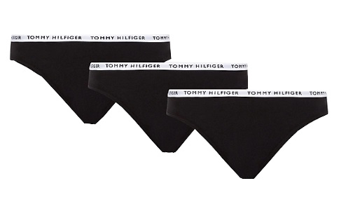 Tommy Hilfiger 3 PACK - dámske nohavičky Bikini UW0UW02828-0R7 XL