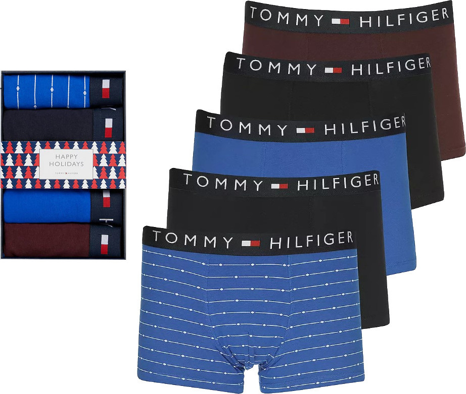Tommy Hilfiger 5 PACK - pánské boxerky UM0UM03060-0W3 L