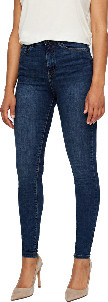 Vero Moda Dámske džínsy VMSOPHIA Skinny Fit 10193326 Medium Blue Denim XL/32