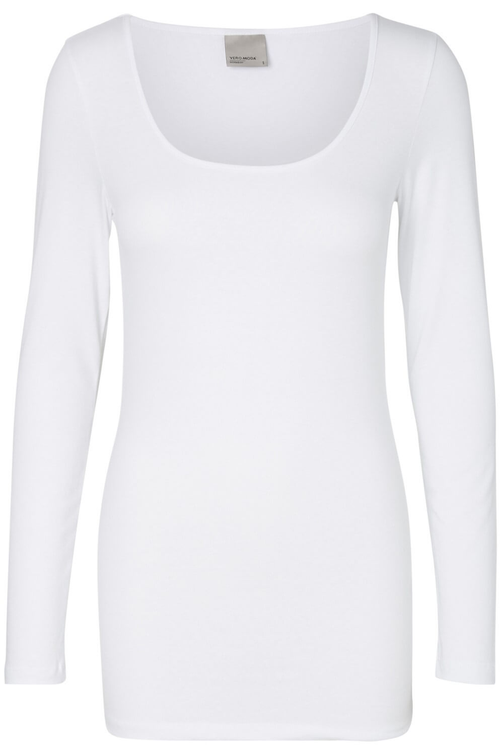 Vero Moda Dámske tričko VMMAXI Regular Fit 10152908 Bright White XS