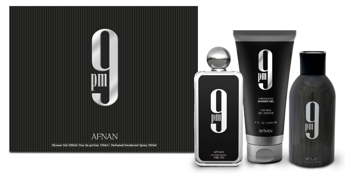 Afnan 9PM - EDP 100 ml + sprchový gel 200 ml + deodorant 250 ml