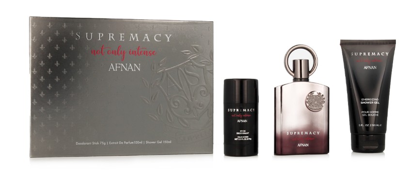 Afnan Supremacy Not Only Intense - parfémovaný extrakt 100 ml + sprchový gel 150 ml + tuhý deodorant 75 g