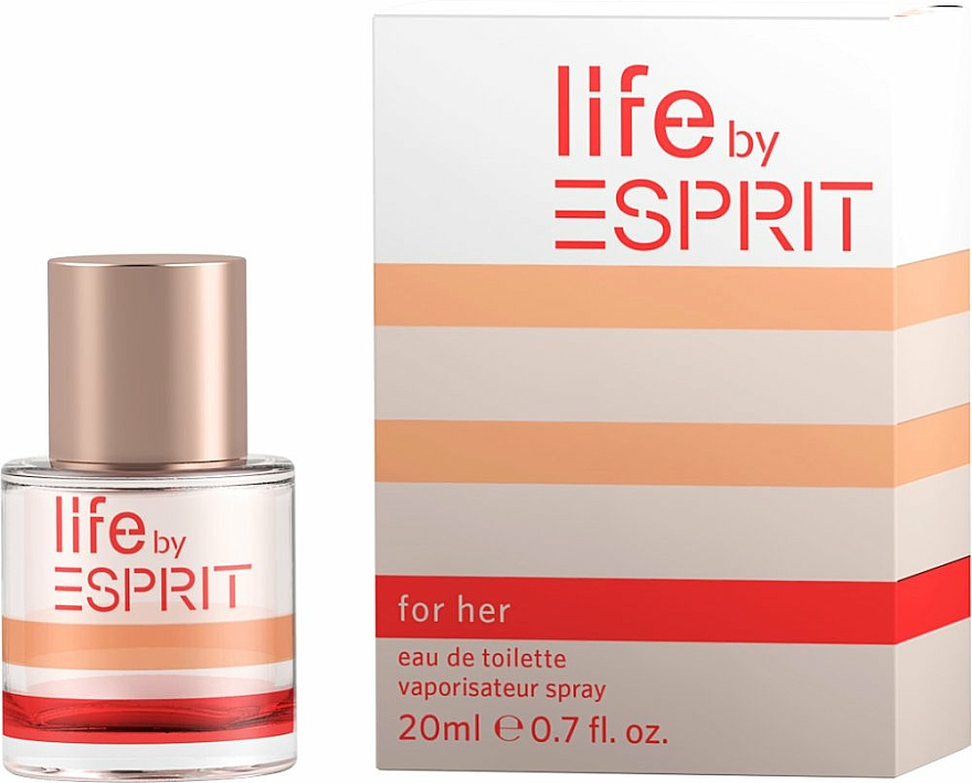 Esprit Life By Esprit - toaletná voda s rozprašovačom 20 ml
