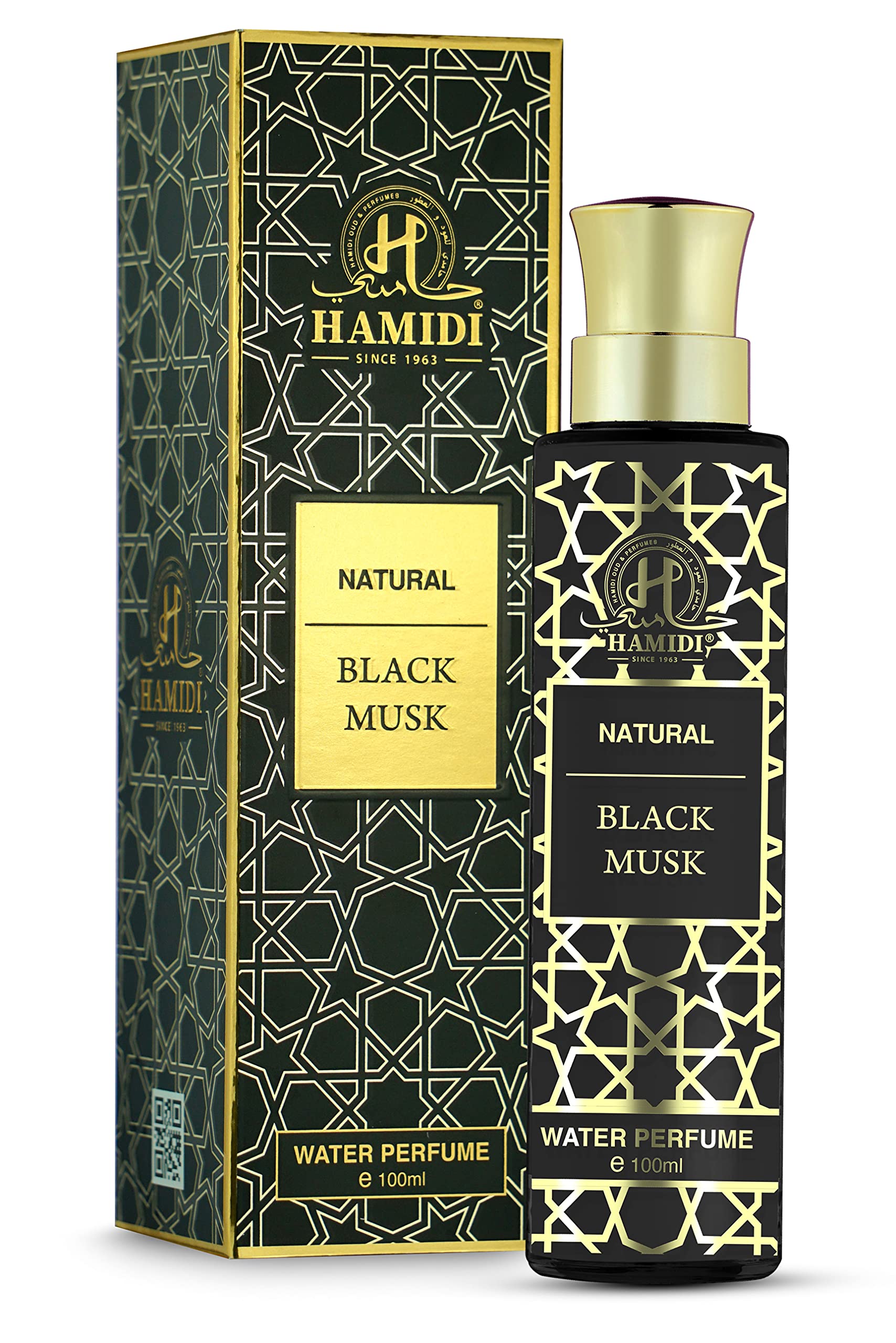 Hamidi Natural Black Musk - parfémová voda bez alkoholu 100 ml